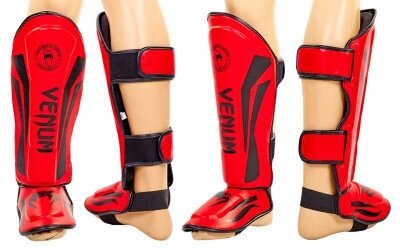 Щитки для ног Venum Elite Red XS от компании Интернет-магазин VPROK_kz - фото 1