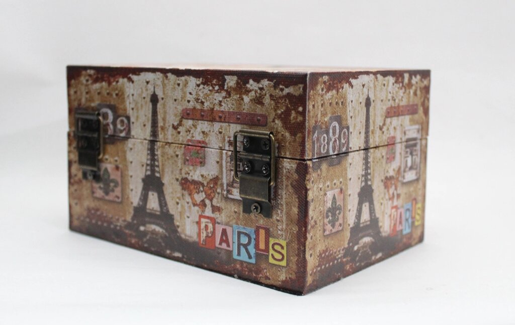 Шкатулка прованс, "Париж", 15*9*11 см от компании Интернет-магазин VPROK_kz - фото 1