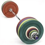 Штанга IWF жен. 185 кг трениров. цвет. от компании Интернет-магазин VPROK_kz - фото 1