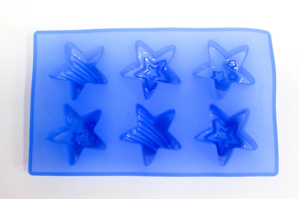 Силиконовая форма для кексов, прямоугольная,"Звезды", 28*18 см от компании Интернет-магазин VPROK_kz - фото 1