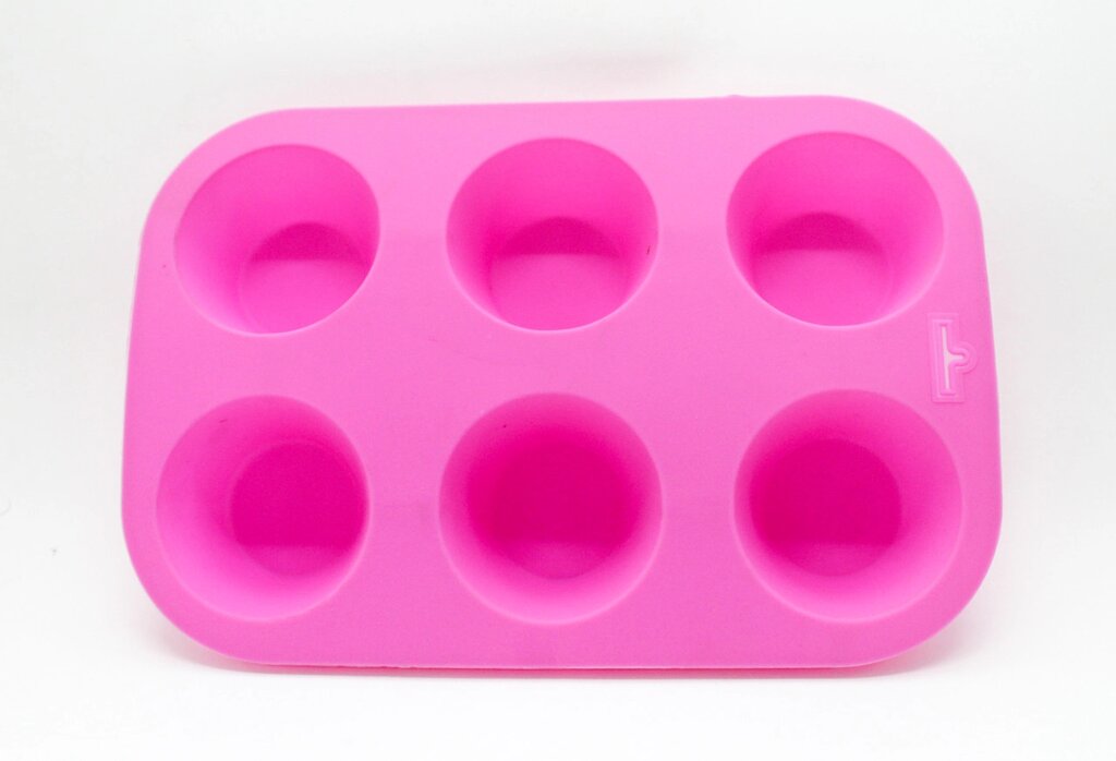 Силиконовая форма для кексов, розовая, 23*13 см от компании Интернет-магазин VPROK_kz - фото 1