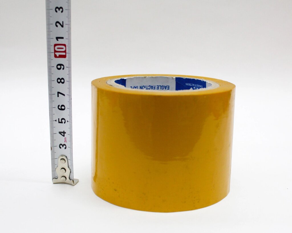 Скотч желтый, ширина 8,5 см от компании Интернет-магазин VPROK_kz - фото 1