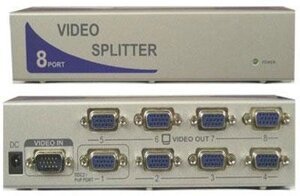 Сплиттер "VGA Spliter 8 Port Suitable For Common LCD Display Resolution:1920x1440 150 MHz M: MT -1508"