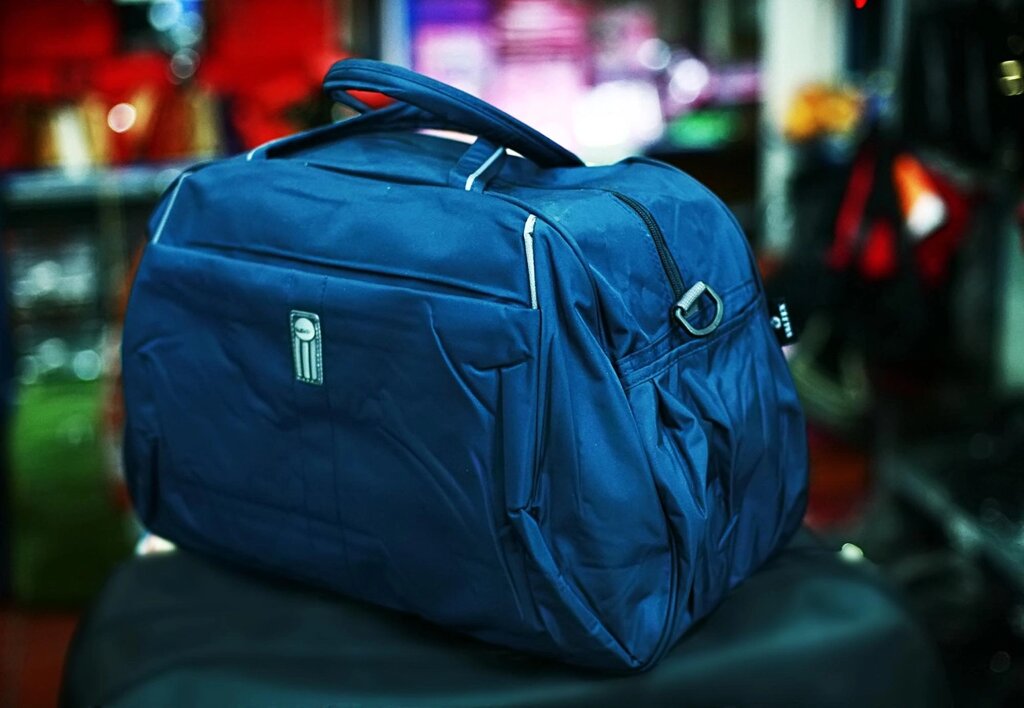 Спортивная дорожная сумка "1316L" (синяя) от компании Интернет-магазин VPROK_kz - фото 1