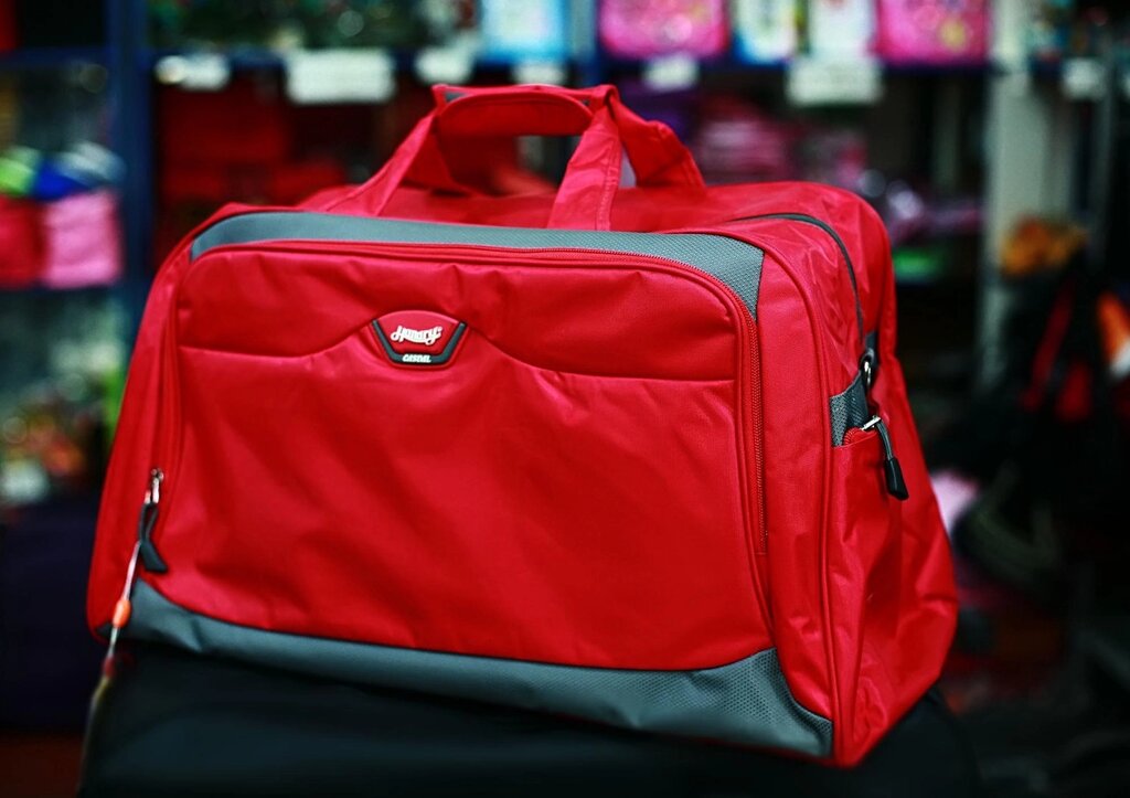 Спортивная дорожная сумка "Handry 3890" (красная) от компании Интернет-магазин VPROK_kz - фото 1