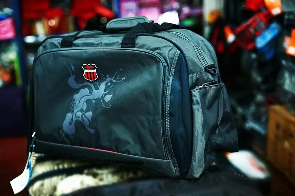Спортивная дорожная сумка "Yigao (серая)" от компании Интернет-магазин VPROK_kz - фото 1