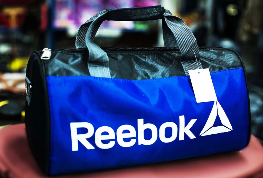 Спортивная сумка "REEBOK", маленькая 37х20х20 см (черная) от компании Интернет-магазин VPROK_kz - фото 1