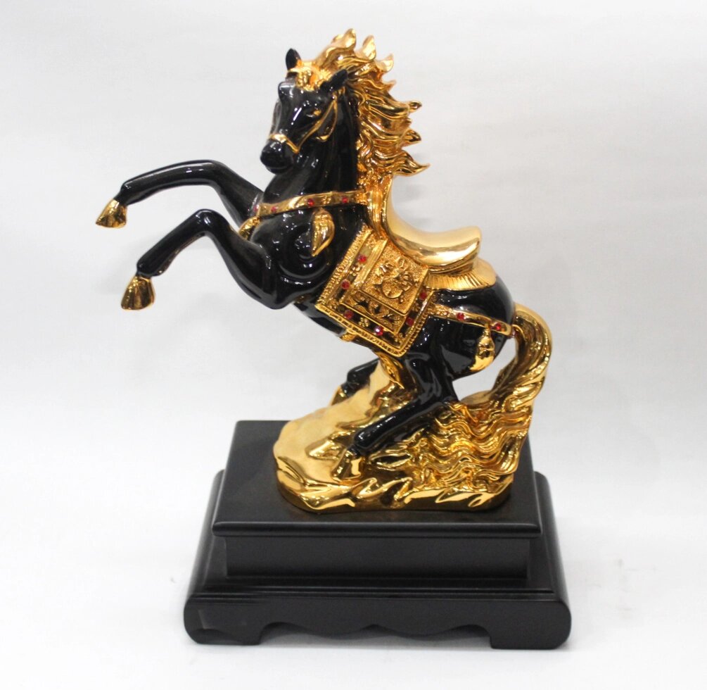 Статуэтка "Черная лошадь", 28*16 см от компании Интернет-магазин VPROK_kz - фото 1