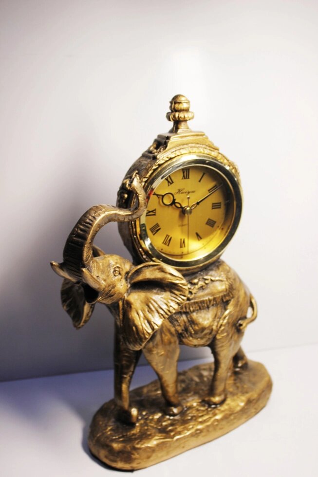Статуэтка с часами "Слон" (33*22*8,5) от компании Интернет-магазин VPROK_kz - фото 1