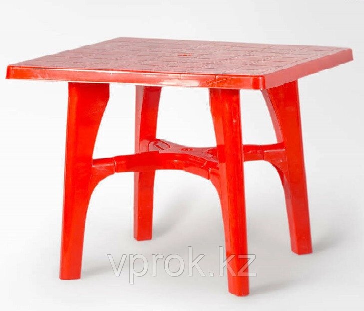 Стол пластиковый 81х81х72 см, Иран от компании Интернет-магазин VPROK_kz - фото 1