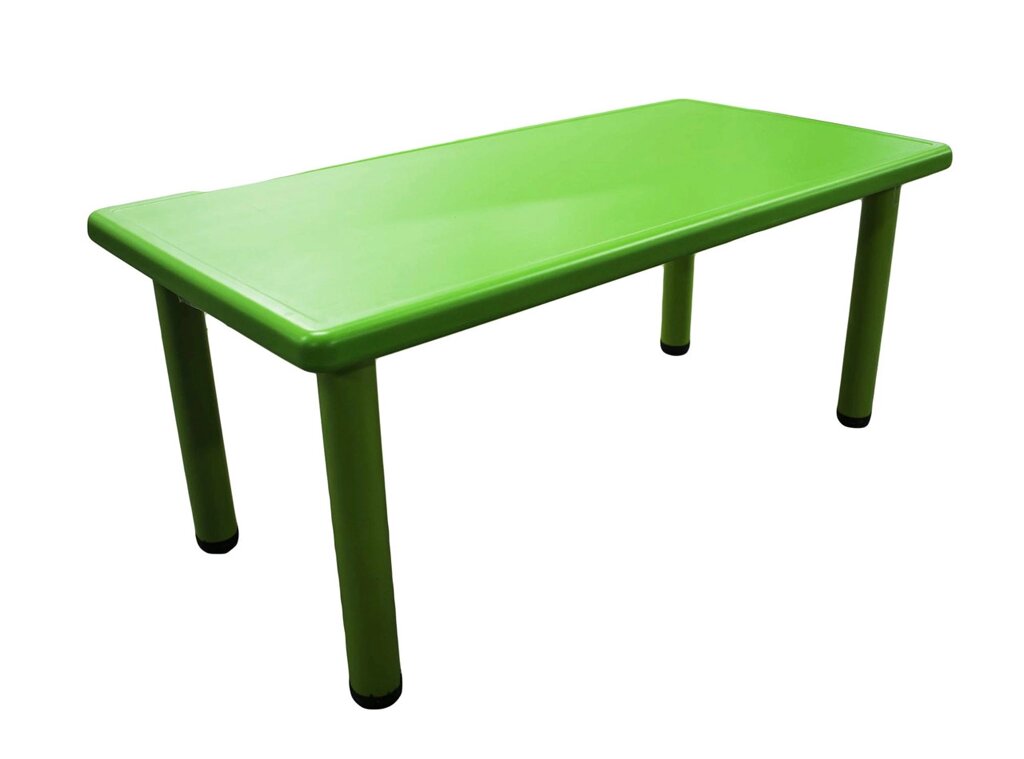 Столик пластиковый, зелёный, 120*60*51 см от компании Интернет-магазин VPROK_kz - фото 1