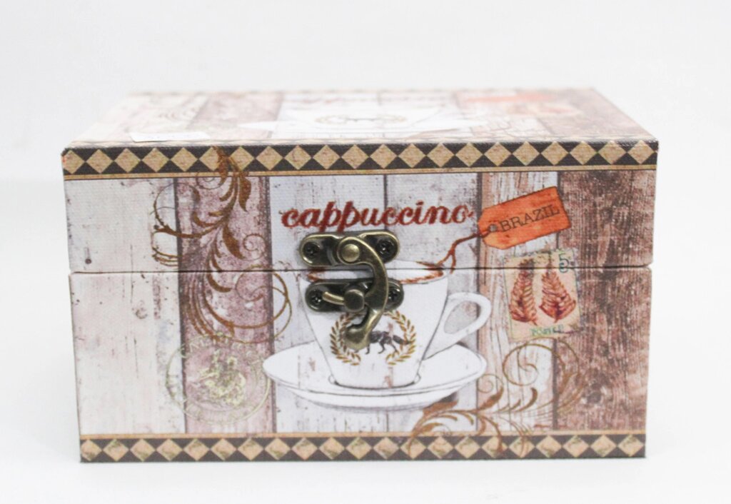 Сувенир-шкатулка, "Cappuccino", 16*9*11 см от компании Интернет-магазин VPROK_kz - фото 1