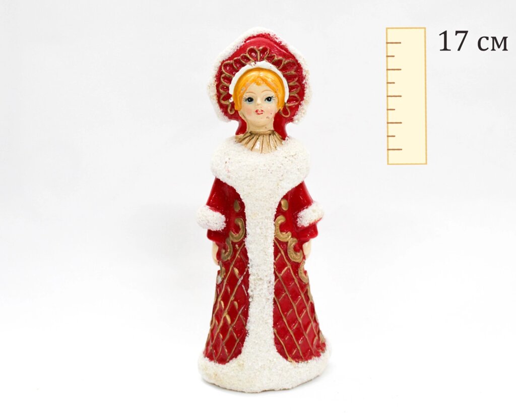 Сувенир-снегурочка, красная, 17 см от компании Интернет-магазин VPROK_kz - фото 1