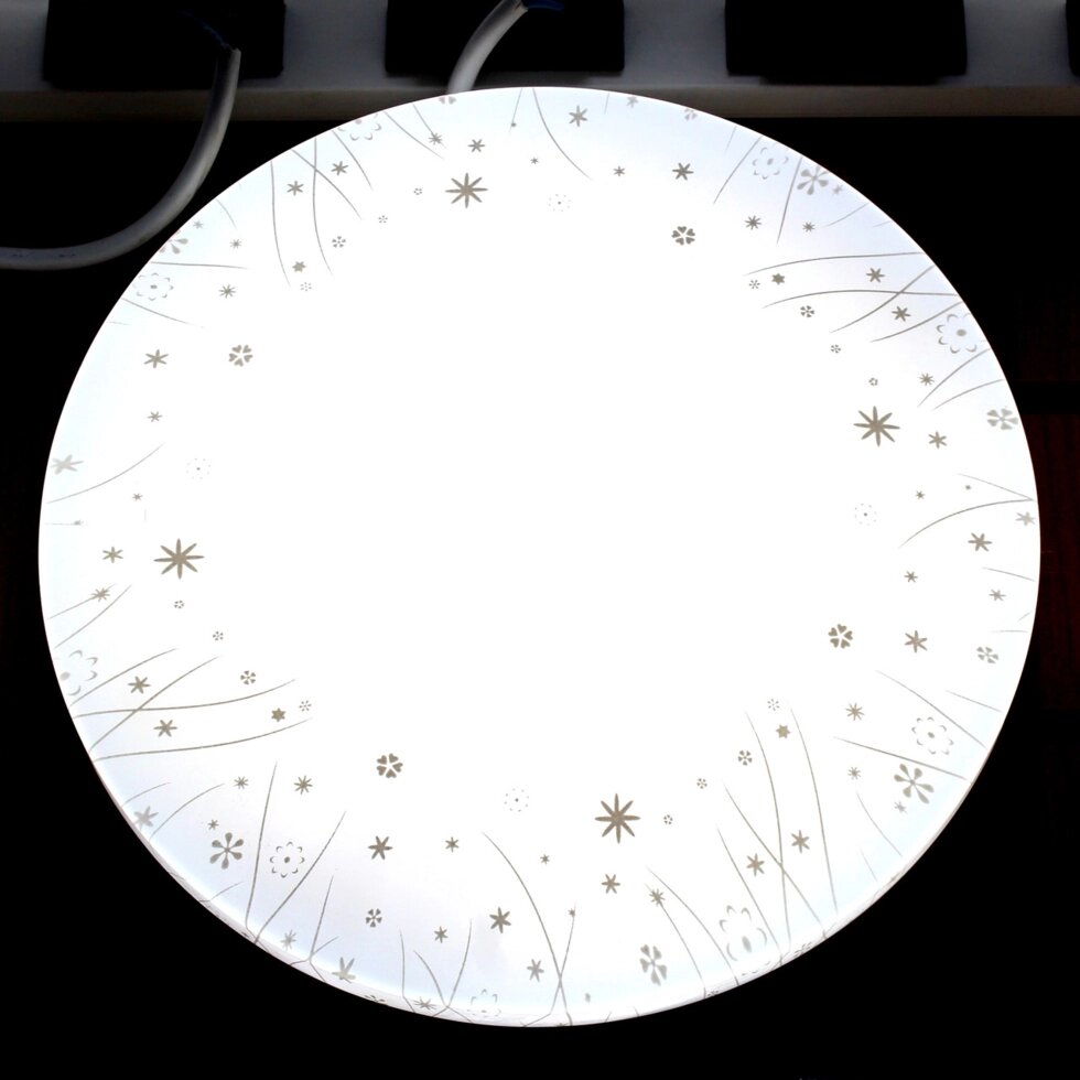 Светильник LED c плафоном, "Звезды", D 27 см от компании Интернет-магазин VPROK_kz - фото 1