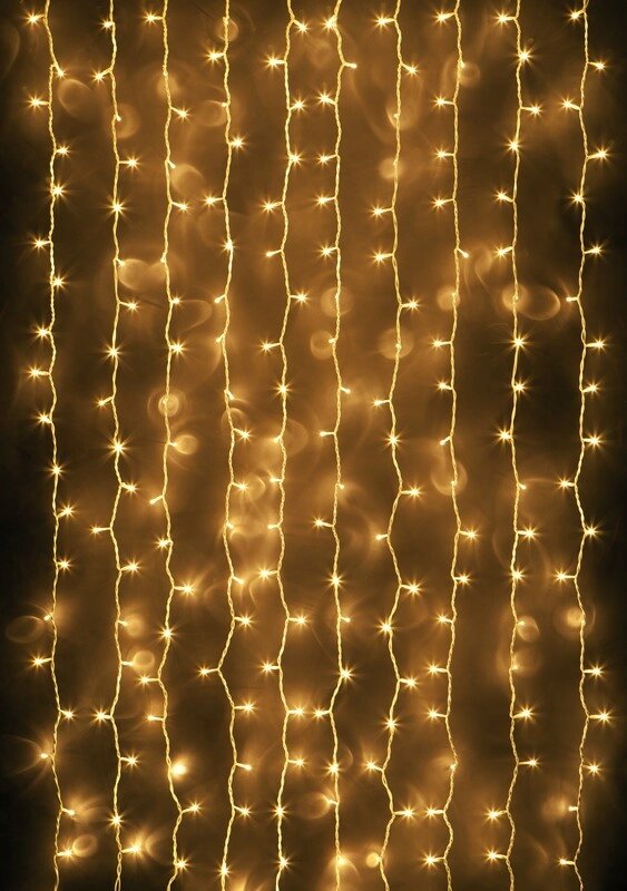 Светодиодная гирлянда "Дождь" - 6Х2 метра, 640 лампочек, тёплый свет, светит постоянно от компании Интернет-магазин VPROK_kz - фото 1
