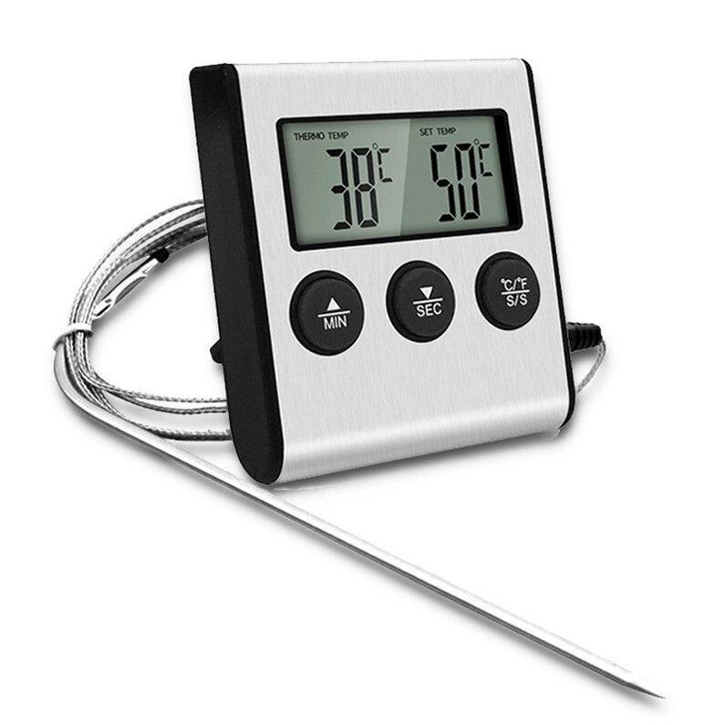 Термометр с таймером и щупом на проводе Hendi, -50+250°C от компании Интернет-магазин VPROK_kz - фото 1