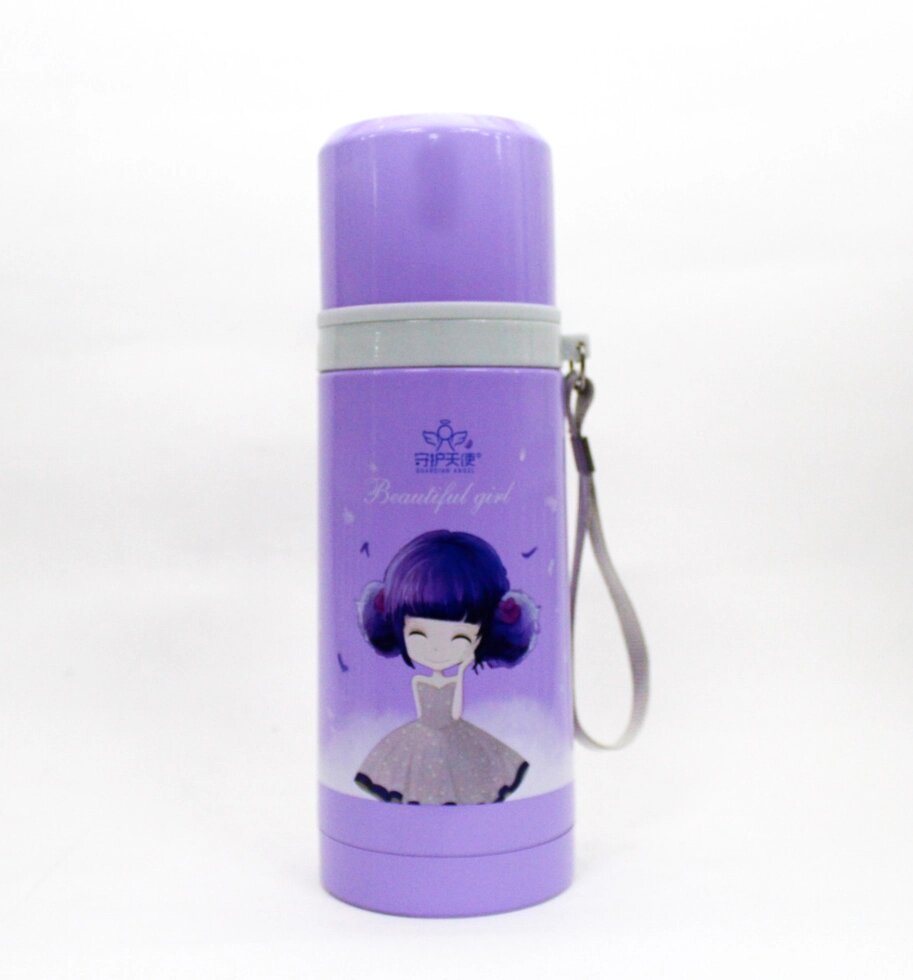 Термос детский, 350 мл, фиолетовый от компании Интернет-магазин VPROK_kz - фото 1