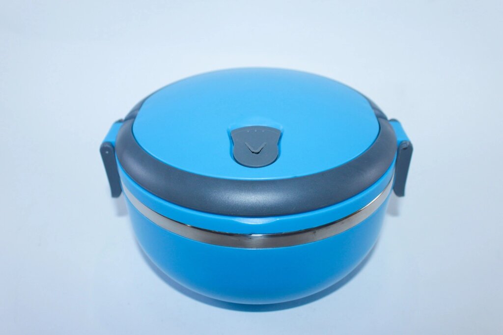 Термос для еды 1л, синий от компании Интернет-магазин VPROK_kz - фото 1
