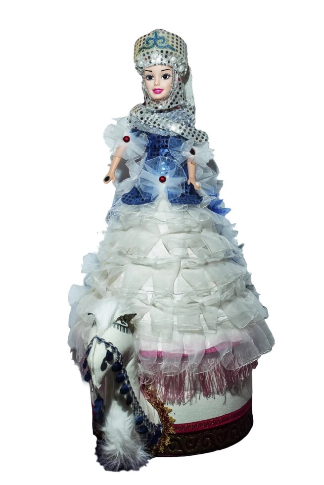 Тойбастар калта, кукла, 87 см (белый) от компании Интернет-магазин VPROK_kz - фото 1