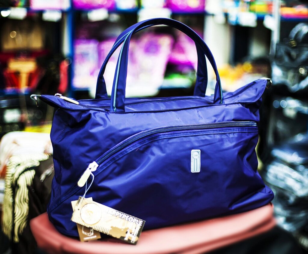 Универсальная сумка "HAPPYPEOPLE", 52х23х27см (синяя) от компании Интернет-магазин VPROK_kz - фото 1