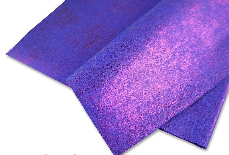 Упаковочная бумага, двусторонний блеск, фиолетовая от компании Интернет-магазин VPROK_kz - фото 1
