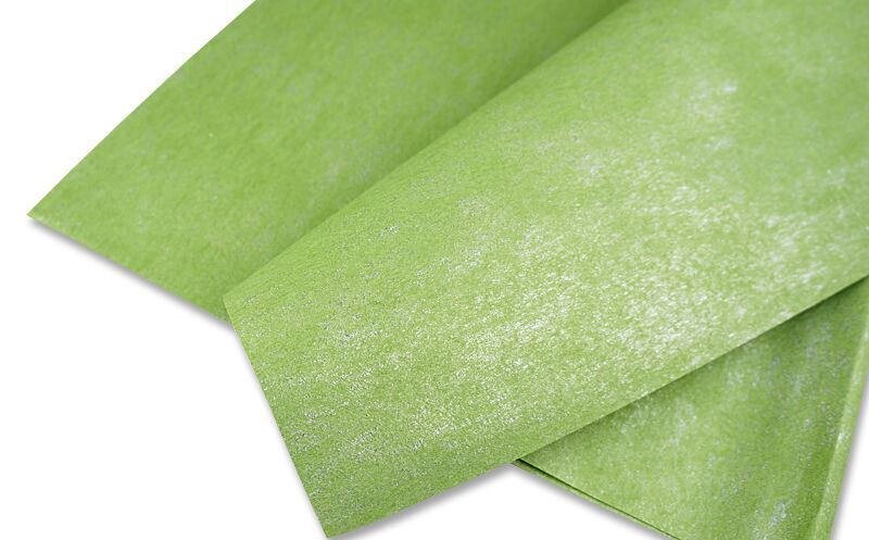 Упаковочная бумага, двусторонний блеск, зеленая от компании Интернет-магазин VPROK_kz - фото 1