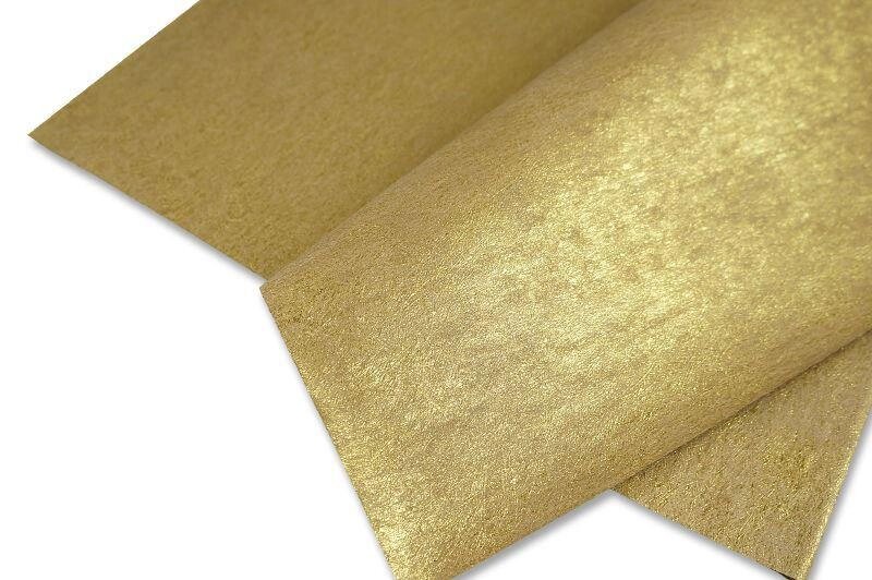 Упаковочная бумага, двусторонний блеск, золотая от компании Интернет-магазин VPROK_kz - фото 1