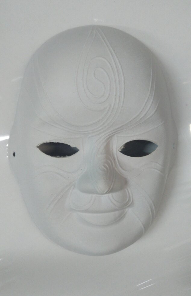 Венецианская маска для декорирования из папье-маше с узором Но от компании Интернет-магазин VPROK_kz - фото 1
