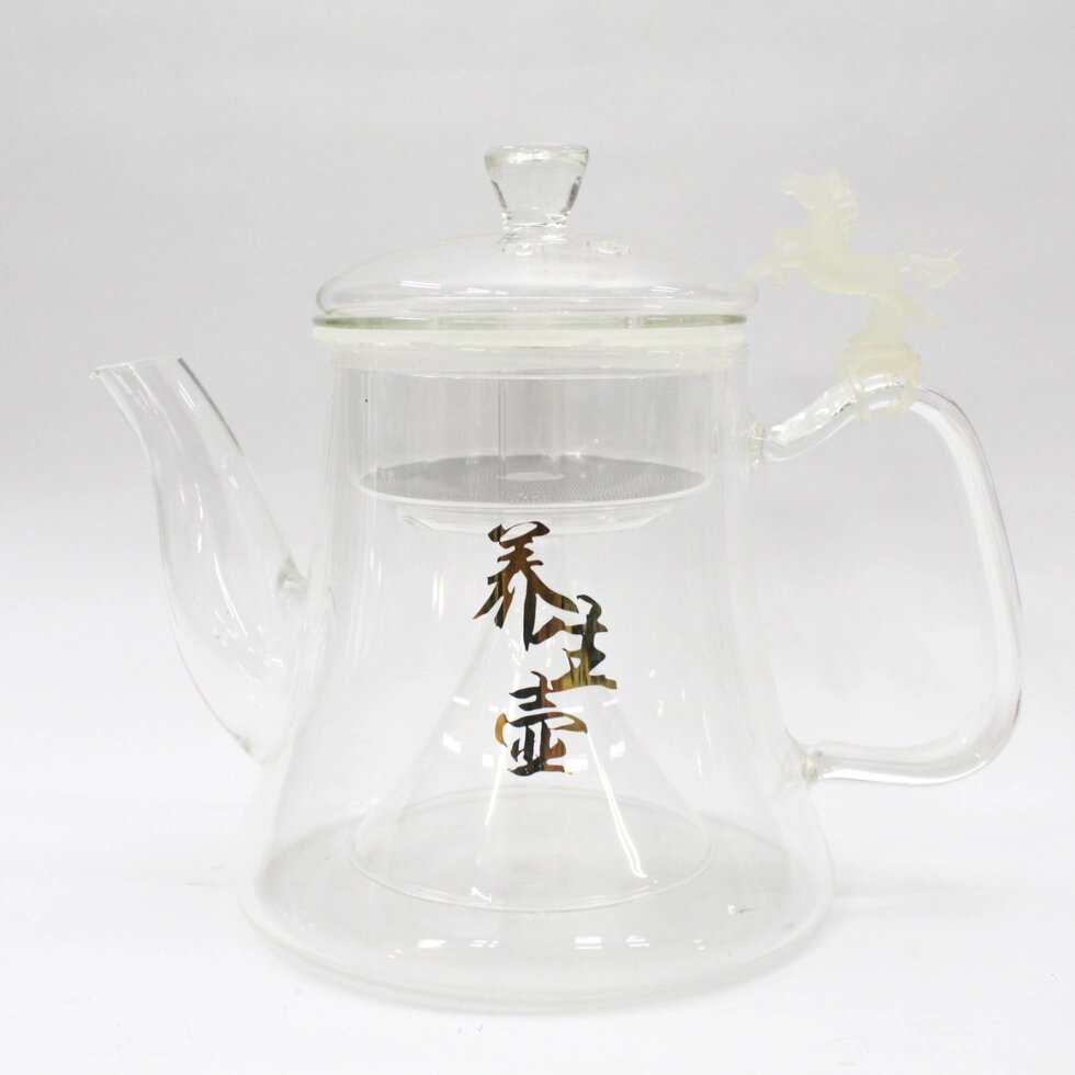 Заварочный чайник, стеклянный, 400 мл от компании Интернет-магазин VPROK_kz - фото 1