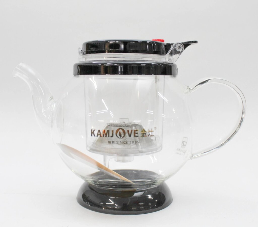 Заварочный чайник TP-865, стеклянный, 650 мл от компании Интернет-магазин VPROK_kz - фото 1
