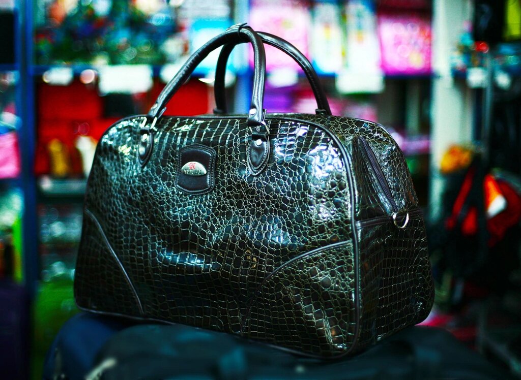 Женская лакированная сумка (темно-зеленая) от компании Интернет-магазин VPROK_kz - фото 1
