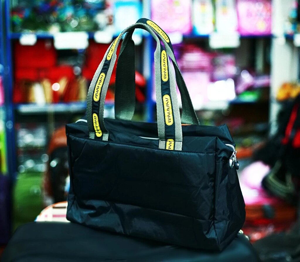Женская спортивная дорожная сумка "Asiapard AL 1019-12" (черная) от компании Интернет-магазин VPROK_kz - фото 1