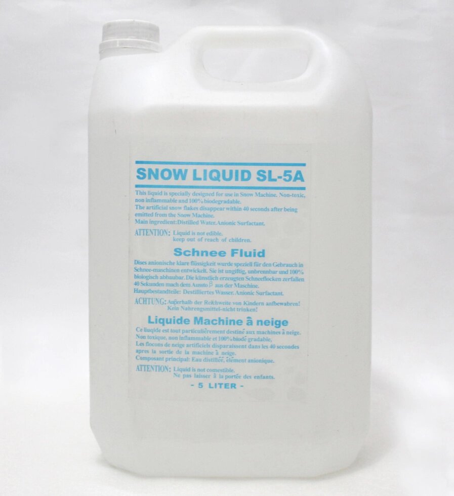 Жидкость для создания снега SL-5A, 5л от компании Интернет-магазин VPROK_kz - фото 1