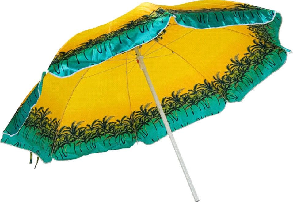 Зонт пляжный  диаметр 1,5 м, мод.602A (пальмы) от компании Интернет-магазин VPROK_kz - фото 1