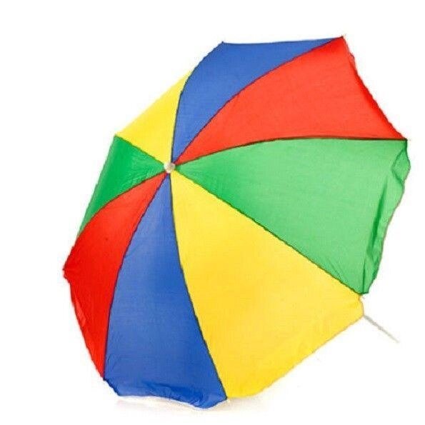 Зонт пляжный диаметр 2 м, мод.600С (радуга) от компании Интернет-магазин VPROK_kz - фото 1