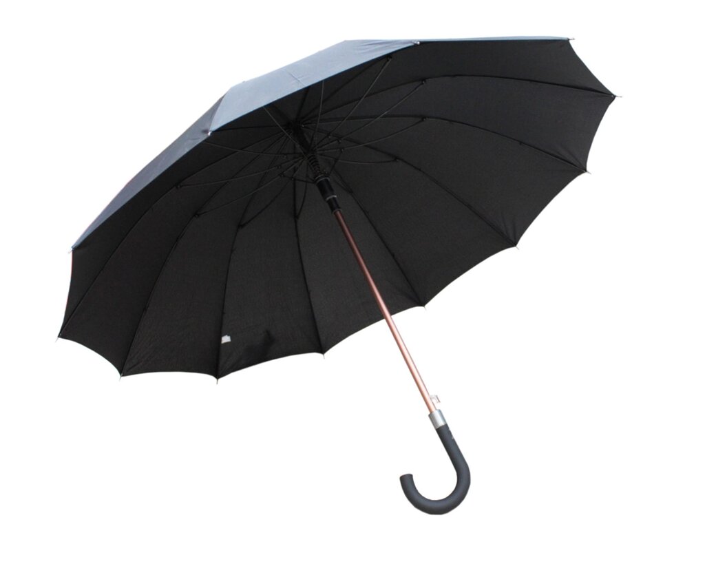 Зонт-трость, черный от компании Интернет-магазин VPROK_kz - фото 1