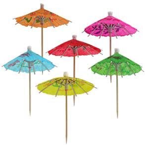 Зонтики для коктейлей, 10 шт. от компании Интернет-магазин VPROK_kz - фото 1