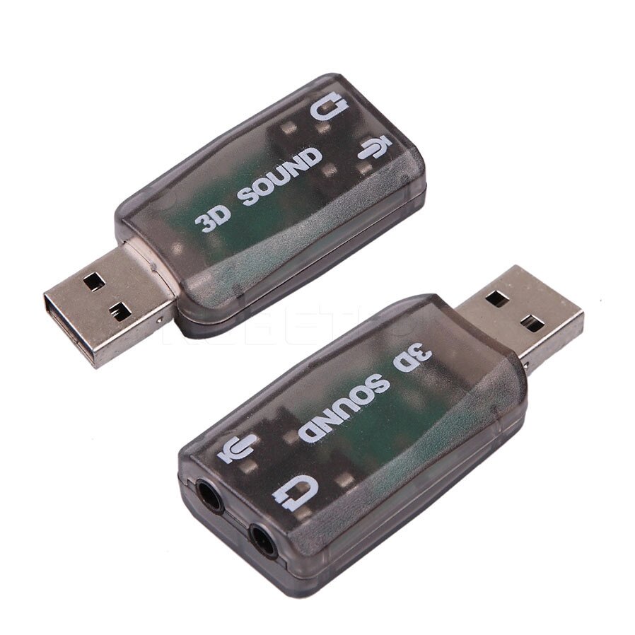 Звуковая карта "USB  Sound   Blaster  Support 3D  5.1 CH" от компании Интернет-магазин VPROK_kz - фото 1