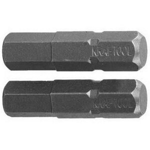 Биты KRAFTOOL "ЕХPERT" торсионные кованые, обточенные, Cr-Mo сталь, тип хвостовика C 1/4", HEX3, 25мм, 2шт