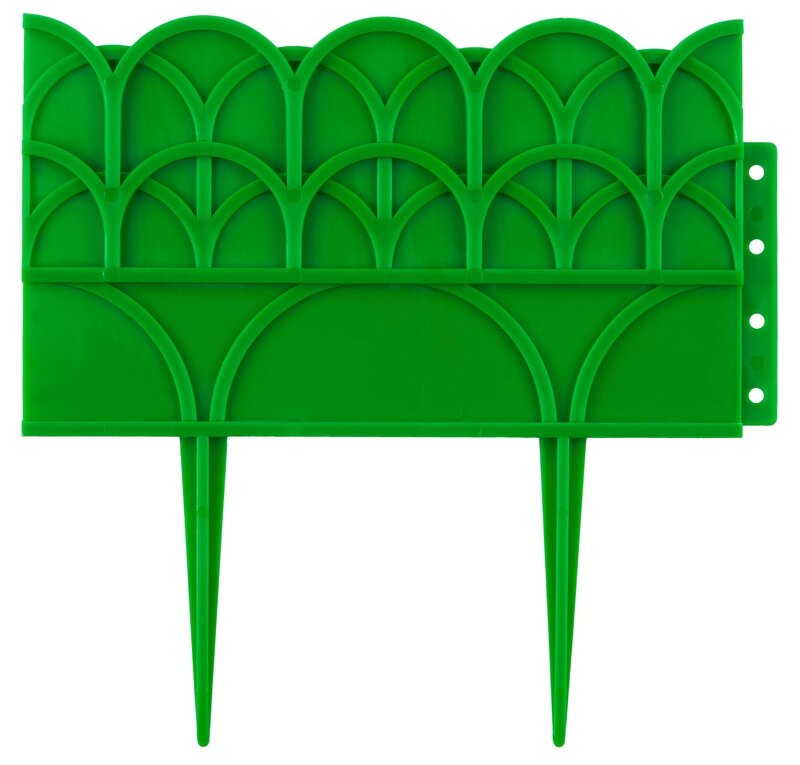 Бордюр декоративный GRINDA для цветников, 14х310см, зеленый от компании "LaROCHE Construction Services" строительная компания - фото 1