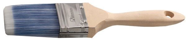 Кисть плоская STAYER  "AQUA-LUX", искусственная щетина, неокрашенная профессиональная деревянная ручка, 50мм от компании "LaROCHE Construction Services" строительная компания - фото 1