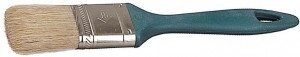 Кисть плоская ЗУБР "УНИВЕРСАЛ-МАСТЕР"КП-11", натуральная щетина, пластмассовая ручка, 38мм