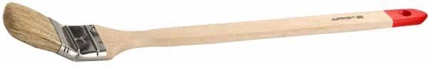 Кисть радиаторная STAYER "EURO", светлая натуральная щетина, деревянная ручка, 25мм от компании "LaROCHE Construction Services" строительная компания - фото 1