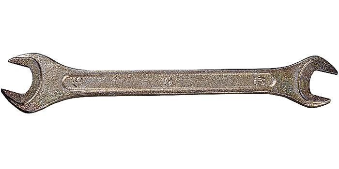 Ключ рожковый ЗУБР, серия "Т-80", оцинкованный, 6х7мм от компании "LaROCHE Construction Services" строительная компания - фото 1