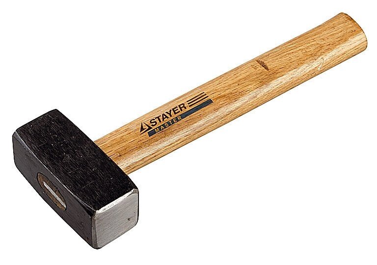 Кувалда STAYER "MASTER" кованая с деревянной ручкой, 1,0кг от компании "LaROCHE Construction Services" строительная компания - фото 1