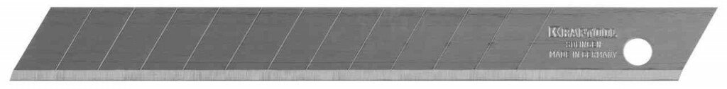 Лезвие KRAFTOOL "SOLINGEN", сегментированное, нитрид титана, многоуровневая закалка,13 сегментов, 9мм, 5шт от компании "LaROCHE Construction Services" строительная компания - фото 1