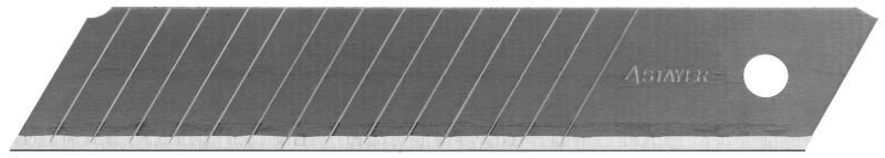 Лезвие STAYER "PROFI" сегментированное, 15 сегментов, 18 мм, 10 шт, в боксе от компании "LaROCHE Construction Services" строительная компания - фото 1