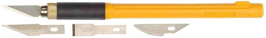 Набор OLFA Нож перовой с профильными лезвиями, 6мм, 4шт от компании "LaROCHE Construction Services" строительная компания - фото 1
