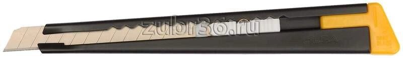 Нож OLFA с выдвижным лезвием, черный, 9мм от компании "LaROCHE Construction Services" строительная компания - фото 1