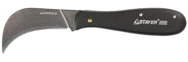 Нож STAYER "PROFI" складной, для листовых материалов, 200мм от компании "LaROCHE Construction Services" строительная компания - фото 1